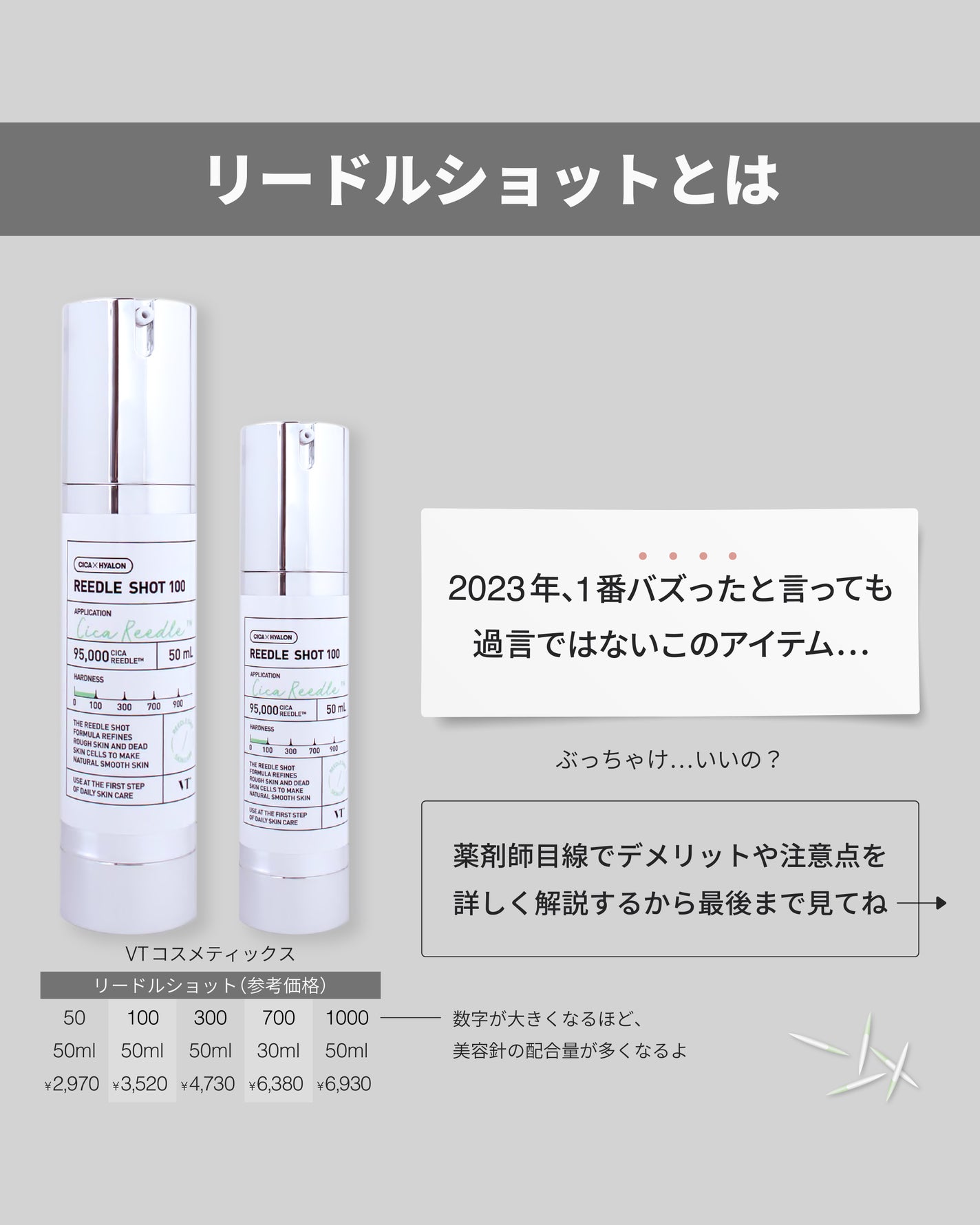 リードルショット100/VT/美容液を使ったクチコミ(2枚目)