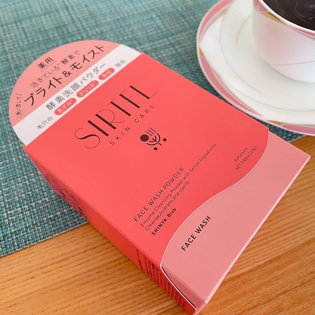 ブライト酵素洗顔パウダー/SIRTFL/洗顔パウダーを使ったクチコミ(2枚目)