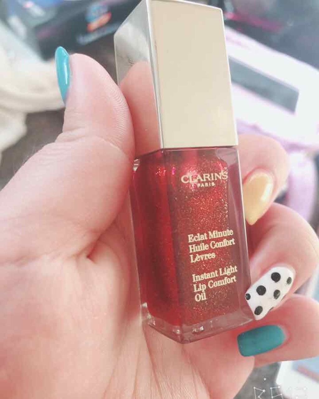 コンフォート リップオイル /CLARINS/リップグロスを使ったクチコミ(1枚目)