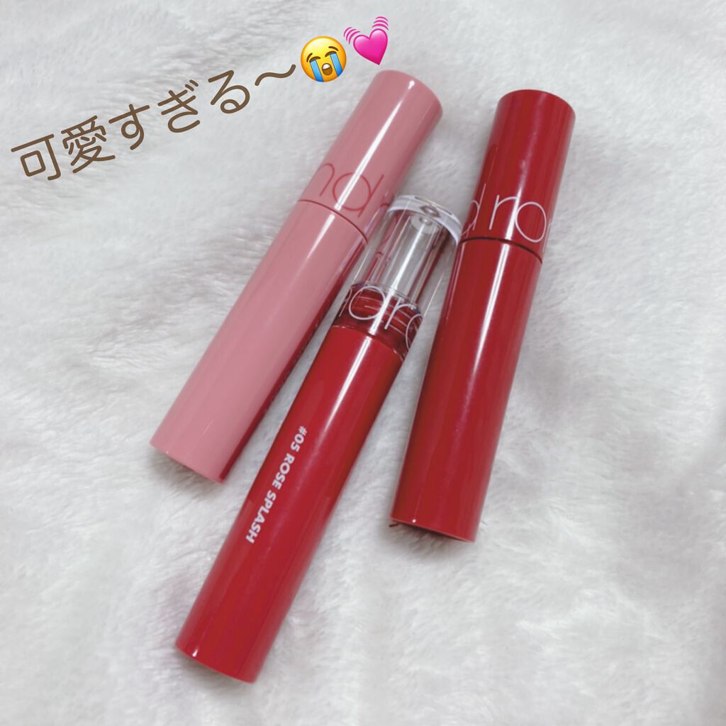 ジューシーラスティングティント/rom&nd/リップティントを使ったクチコミ（2枚目）