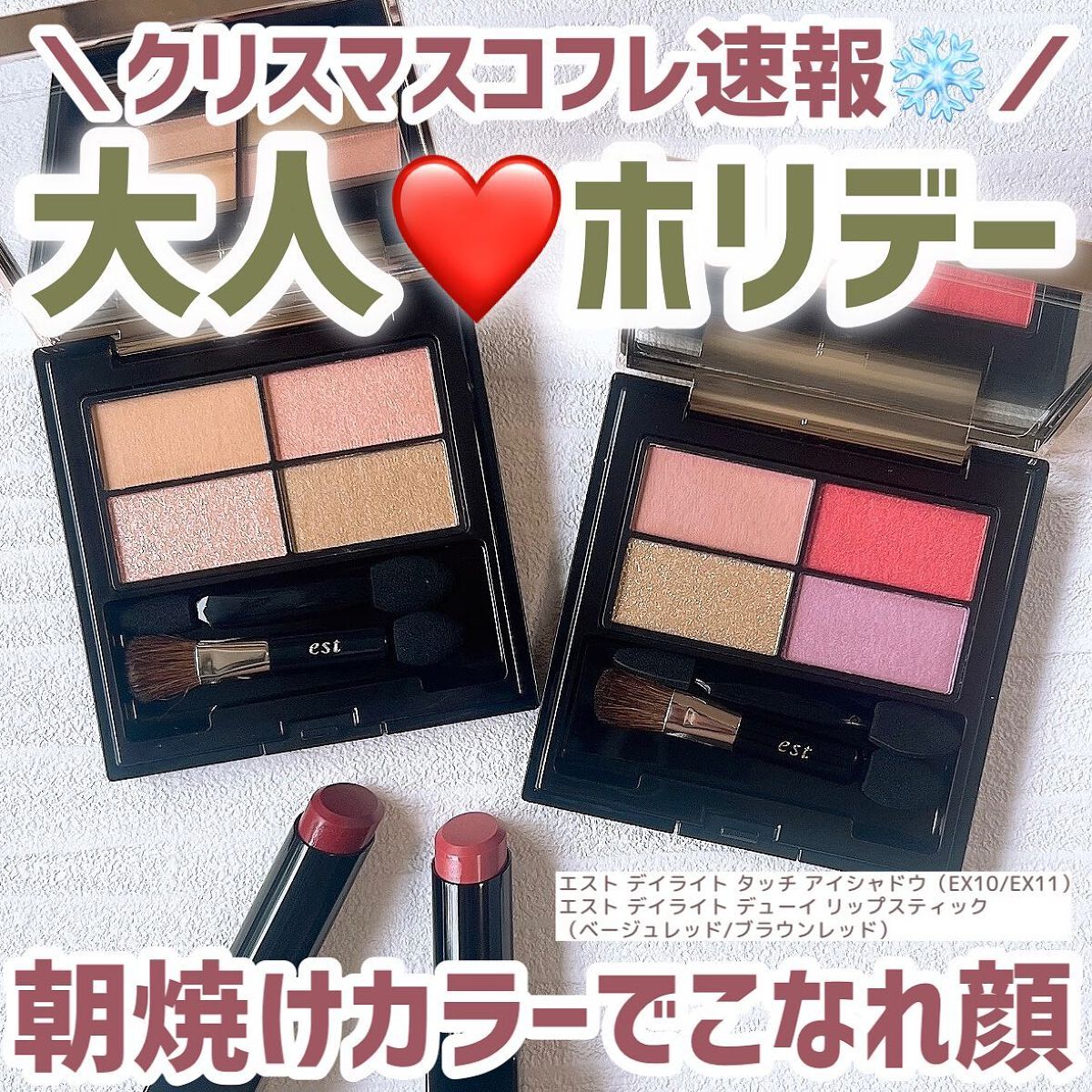 デイライト デューイ リップスティック/est/口紅を使ったクチコミ（1枚目）