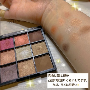 UR GLAM　BLOOMING EYE COLOR PALETTE/U R GLAM/パウダーアイシャドウを使ったクチコミ（3枚目）