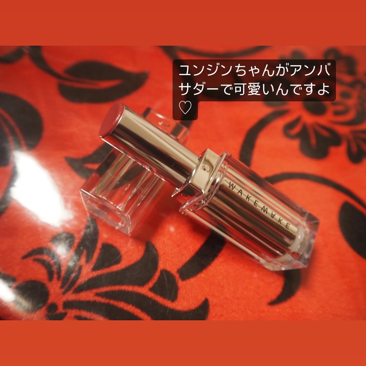 デュイジェルグレーズスティック/wakemake/口紅を使ったクチコミ(2枚目)