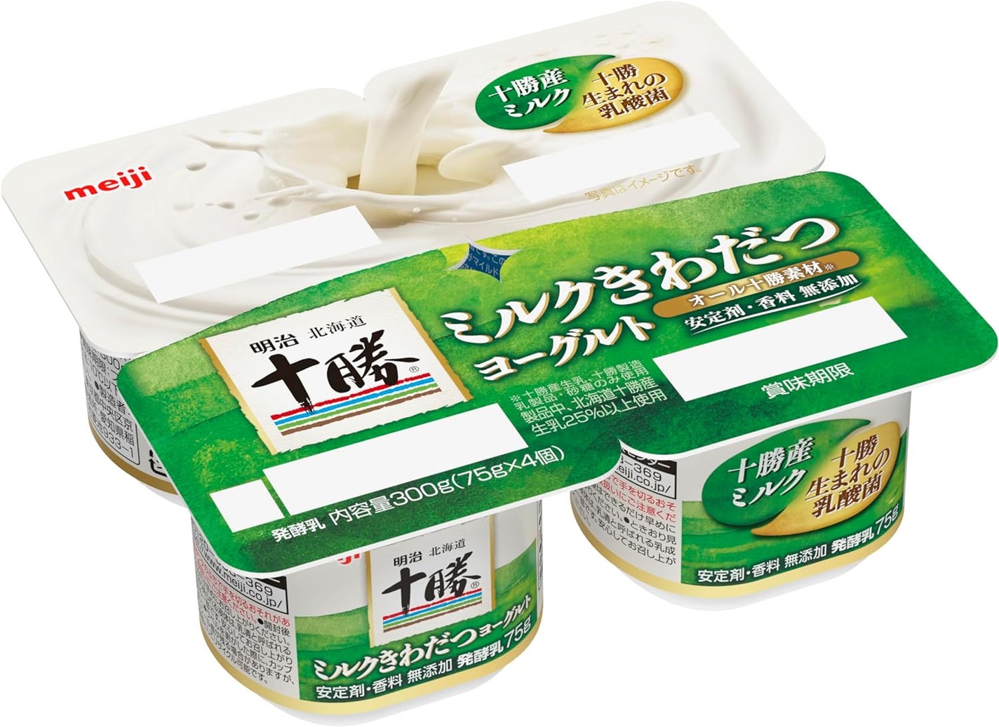 北海道十勝ミルクきわだつヨーグルト 明治