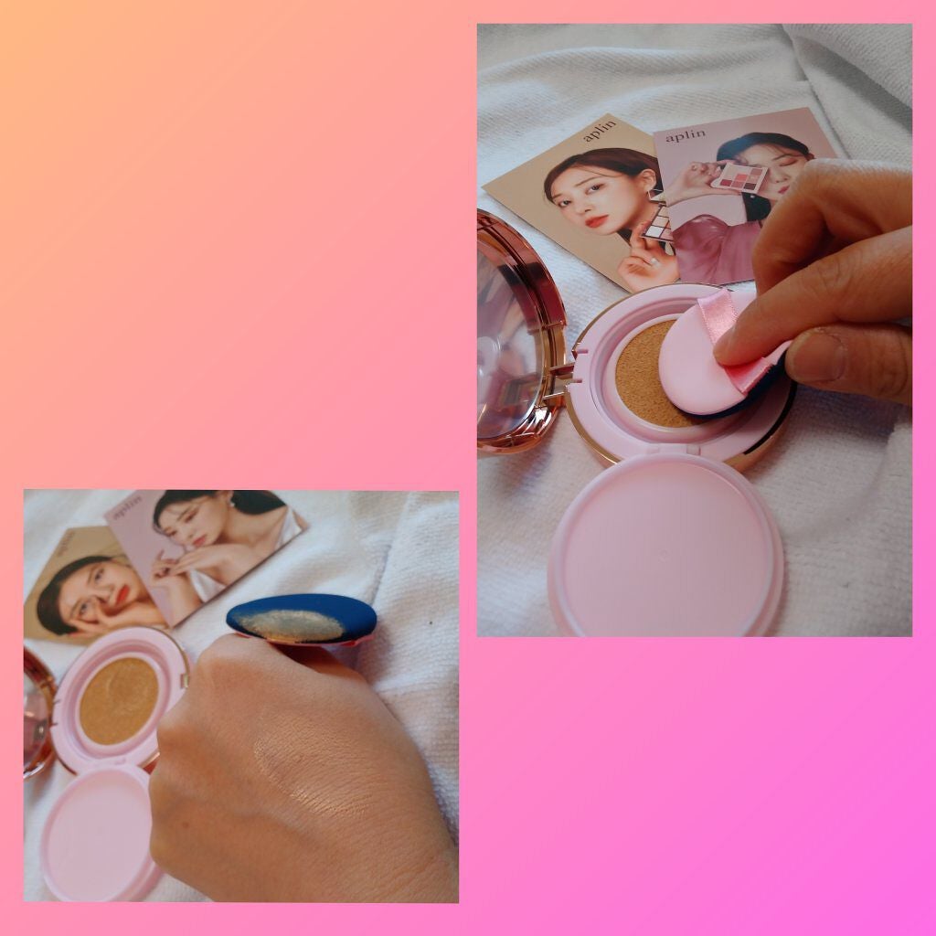 ピンクティーツリーカバークッション/APLIN/クッションファンデーションを使ったクチコミ(3枚目)