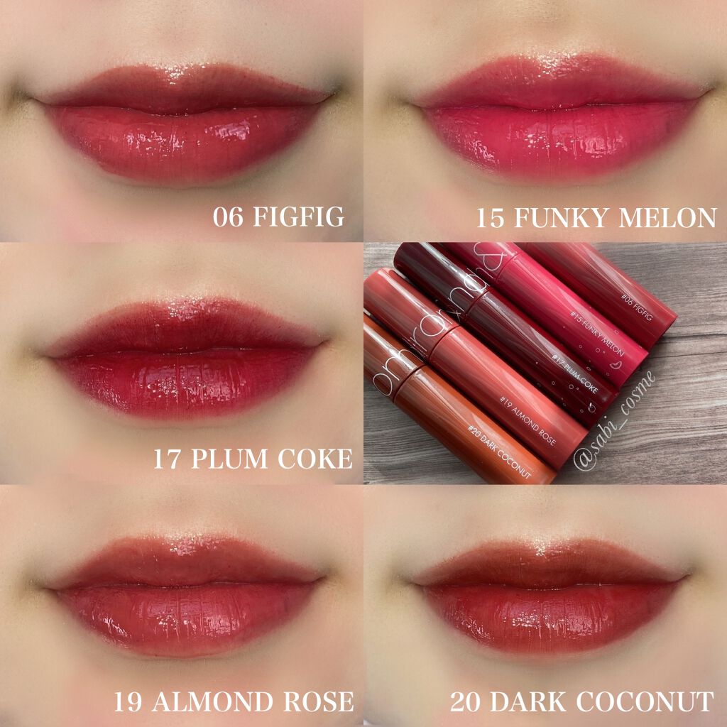 ジューシーラスティングティント/rom&nd/リップティントを使ったクチコミ(2枚目)