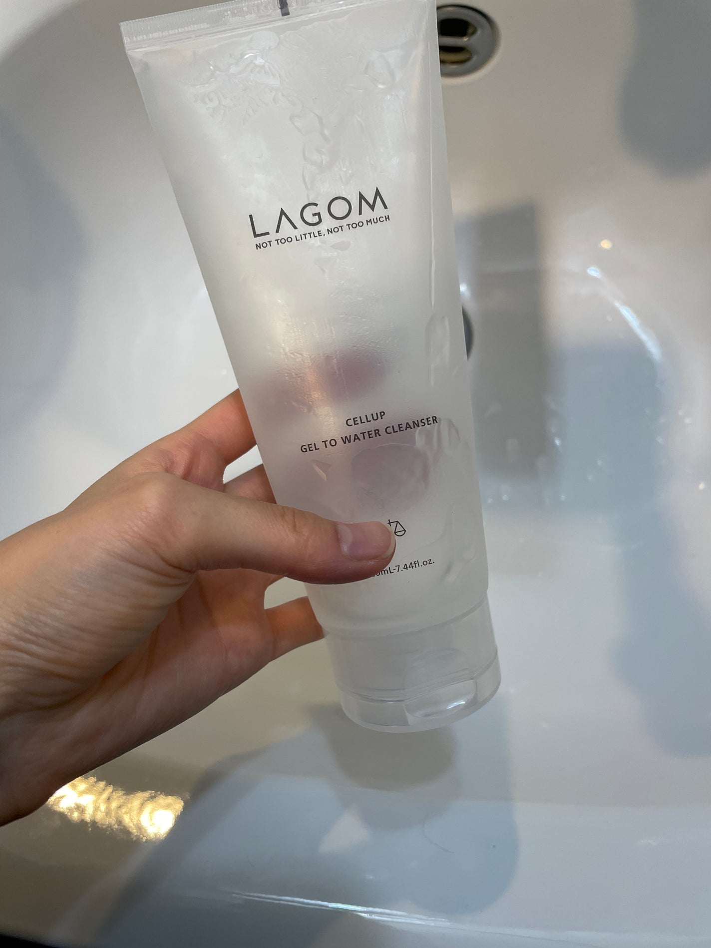 ラゴム ジェルトゥウォーター クレンザー(朝用洗顔)/LAGOM /その他洗顔料を使ったクチコミ(1枚目)