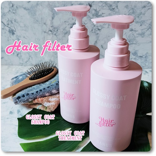 GLOSSY COAT SHAMPOO / TREATMENT/SANUS HAIR FILTER/市販シャンプーを使ったクチコミ（1枚目）
