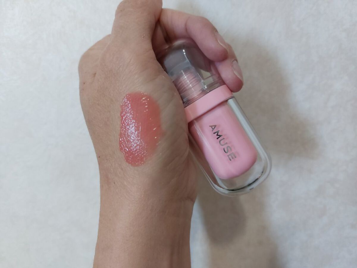 ジェルフィットティント/AMUSE/リップティントを使ったクチコミ（1枚目）