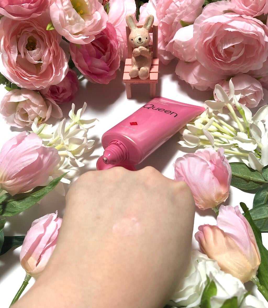 ツヤ肌モイストクリーム/Queen by Bionce/化粧下地を使ったクチコミ(2枚目)