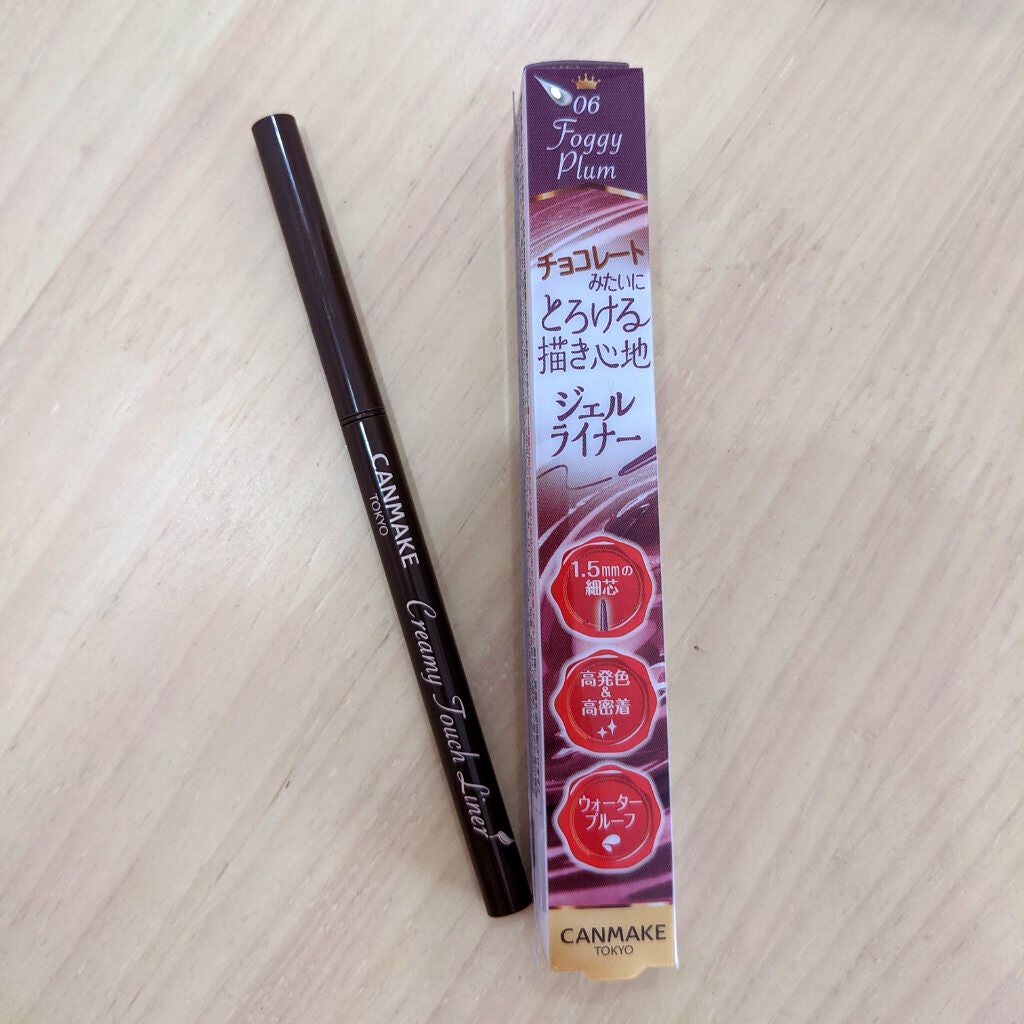 クリーミータッチライナー/キャンメイク/ジェルアイライナーを使ったクチコミ(1枚目)