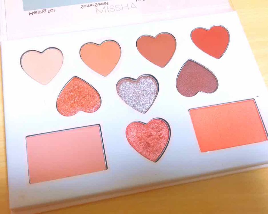 カラーフィルターシャドウパレット(ラインフレンズエディション)/MISSHA/アイシャドウパレットを使ったクチコミ（2枚目）