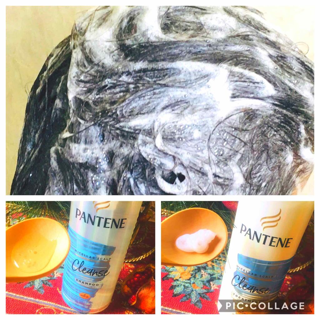 ミセラー スカルプクレンズシャンプー/トリートメント/パンテーン/市販シャンプーを使ったクチコミ(2枚目)