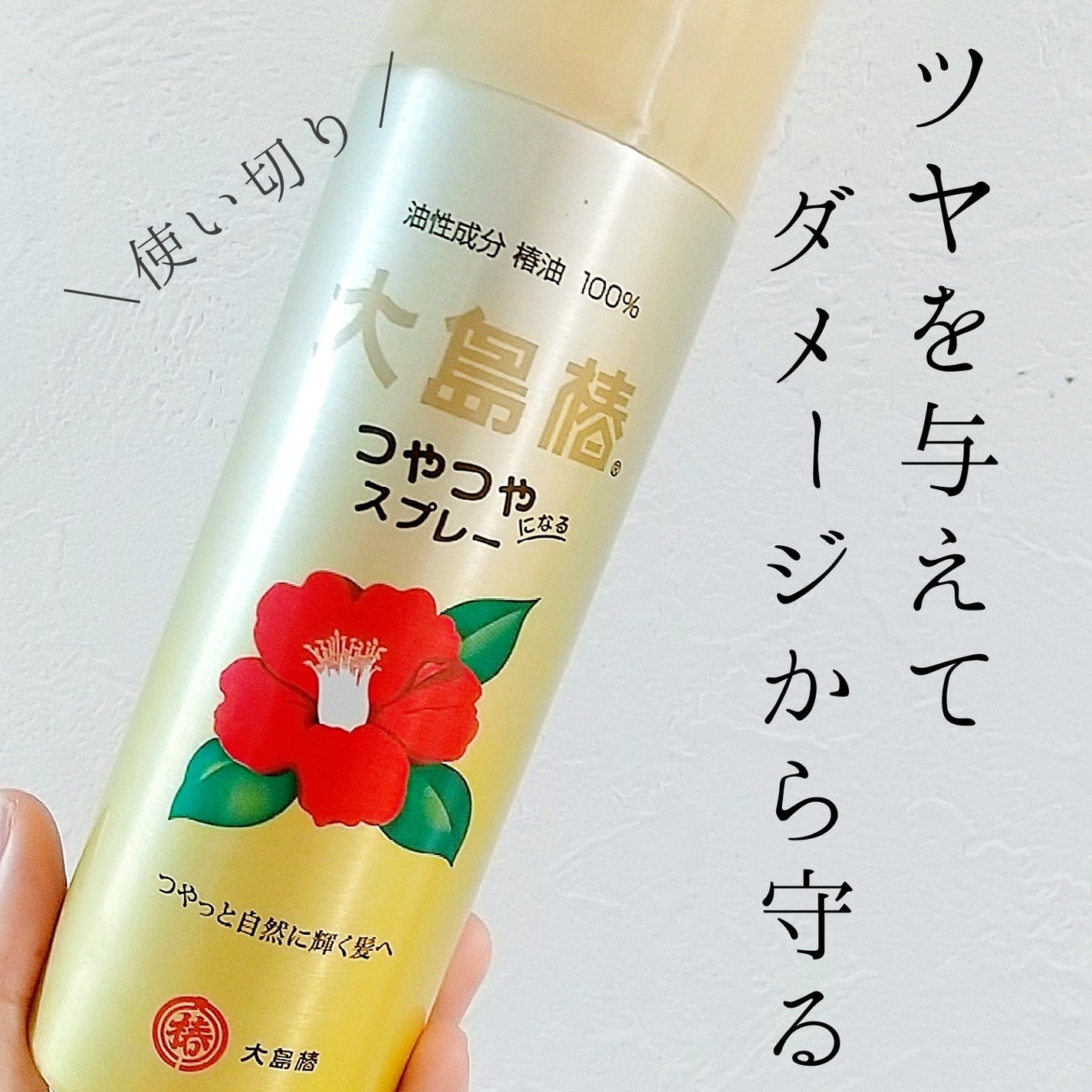 ヘアスプレー/大島椿/ヘアスプレーを使ったクチコミ(1枚目)