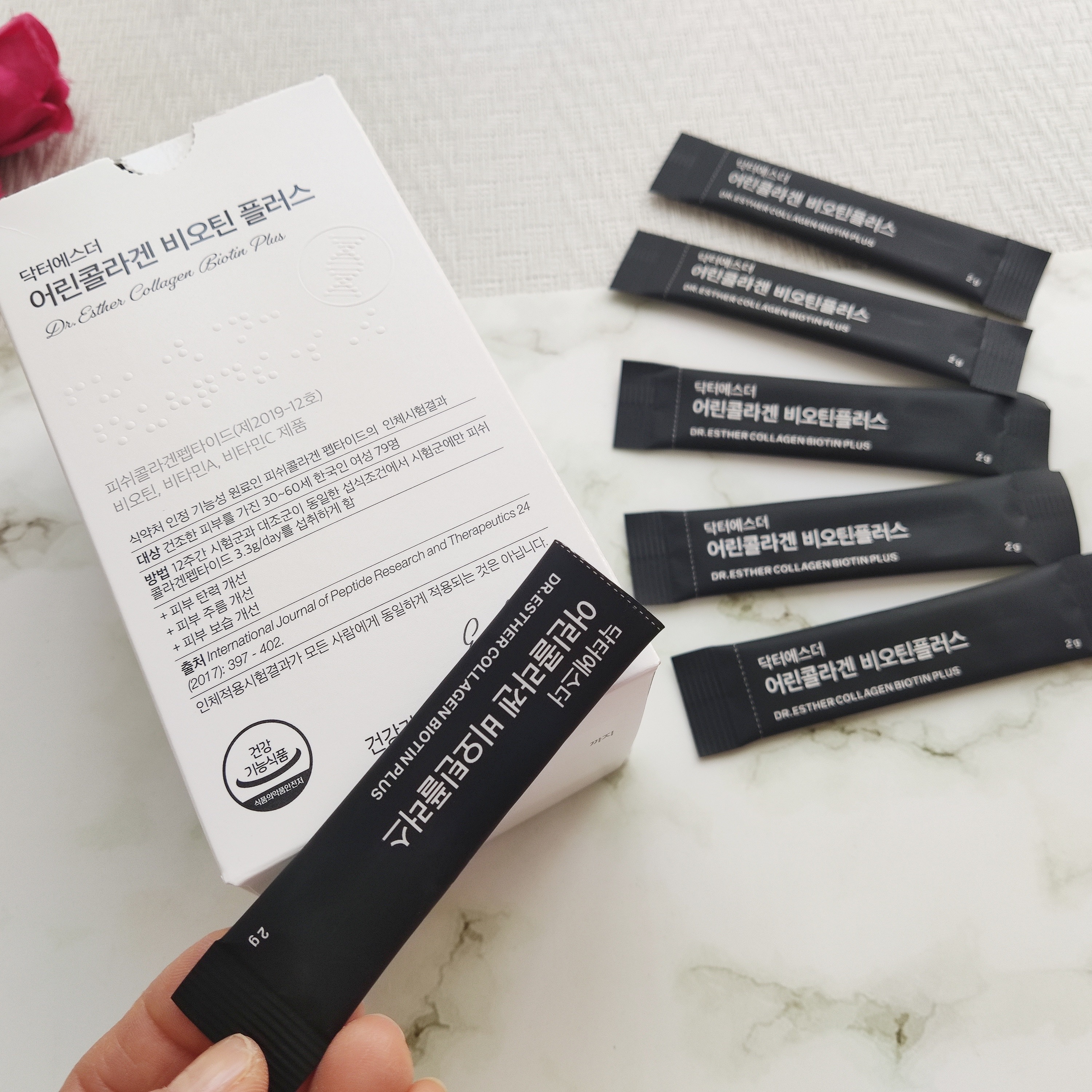 ドクターエスター魚鱗コラーゲンビオチンプラス/ESTHER FORMULA/美容サプリメントを使ったクチコミ（3枚目）