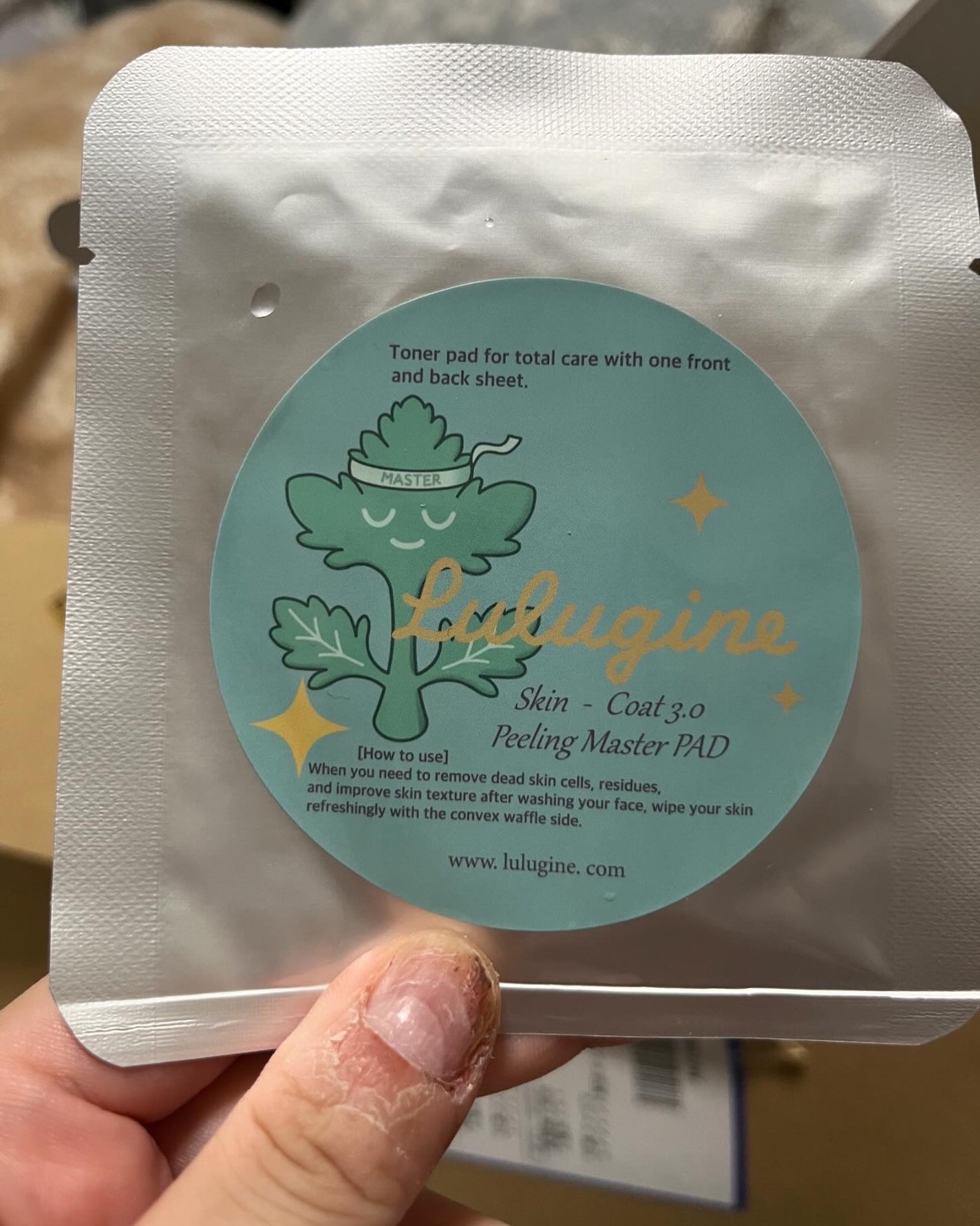 スキンコート3.0 ピーリングマスターパッド/LULUGINE/トナーパッドを使ったクチコミ(1枚目)