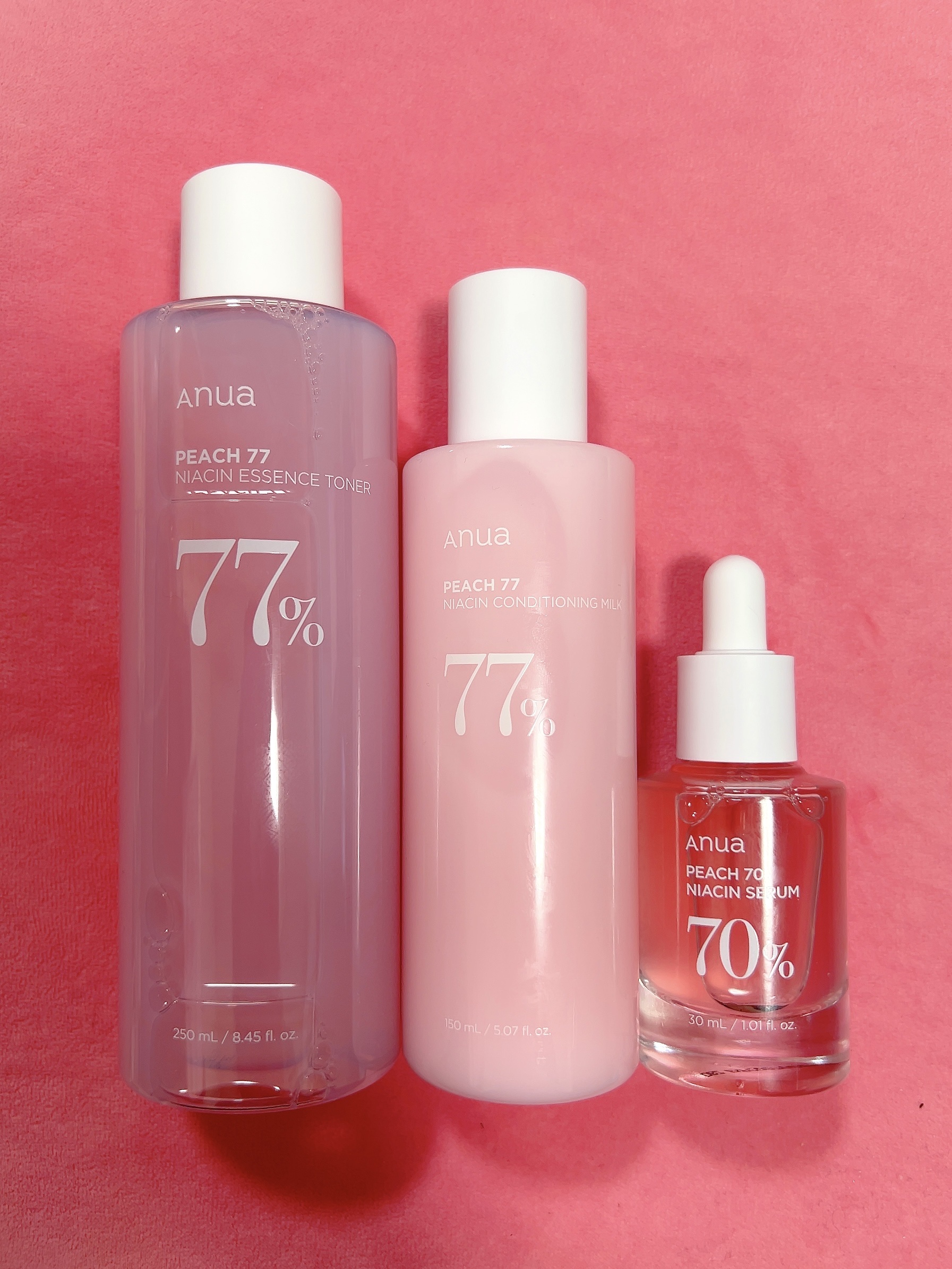 桃77%ナイアシンコンディショニングミルク/Anua/乳液を使ったクチコミ（1枚目）