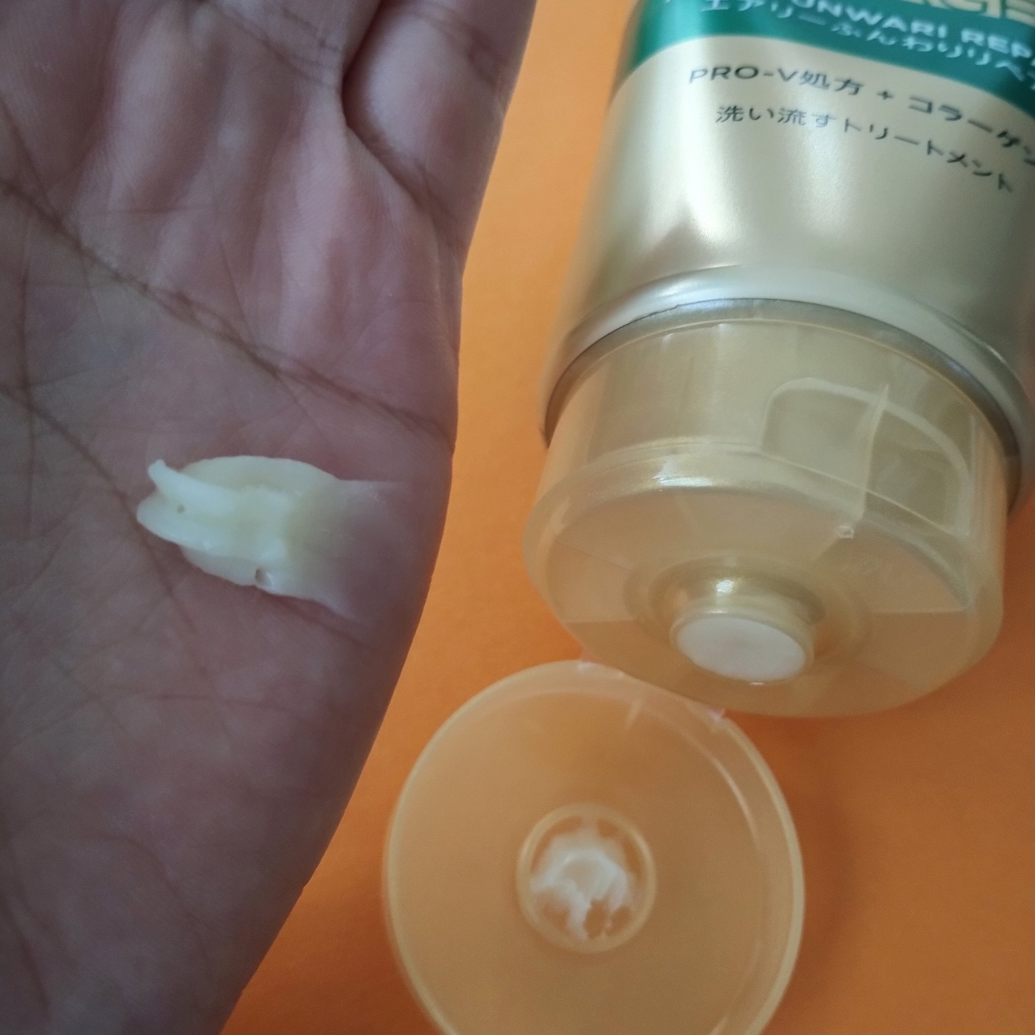 エアリーふんわりリペア 洗い流すトリートメント/パンテーン/洗い流すヘアトリートメントを使ったクチコミ（3枚目）