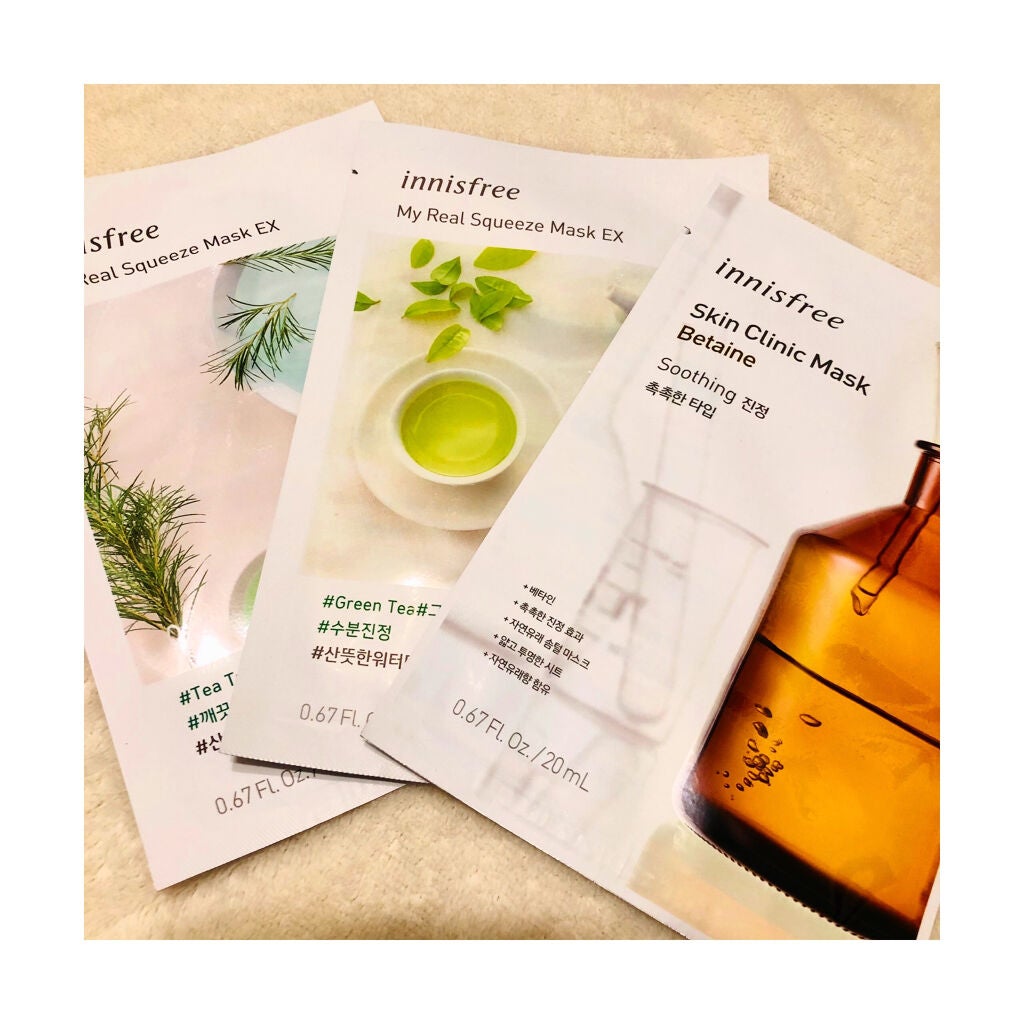 マイリアル スクイーズ マスクシート/innisfree/シートマスク・パックを使ったクチコミ(2枚目)