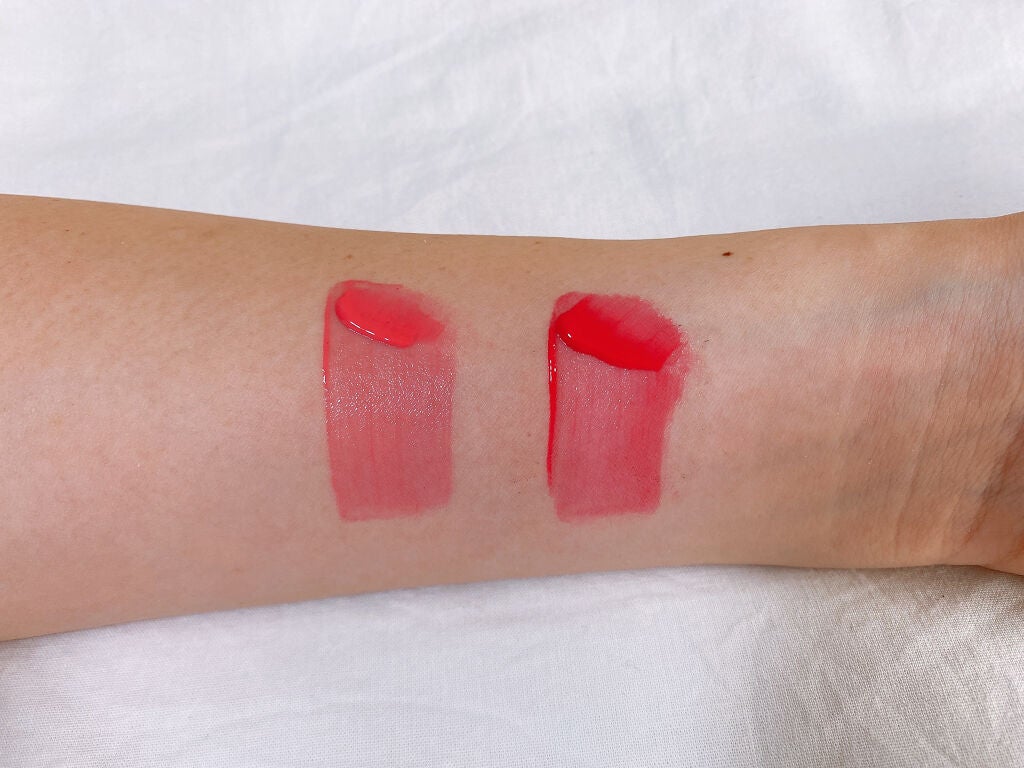 ジューシーラスティングティント/rom&nd/リップティントを使ったクチコミ(3枚目)