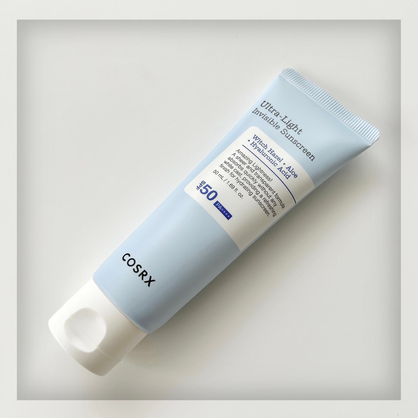 ウルトラライト透明UVクリーム/COSRX/日焼け止めクリームを使ったクチコミ(2枚目)