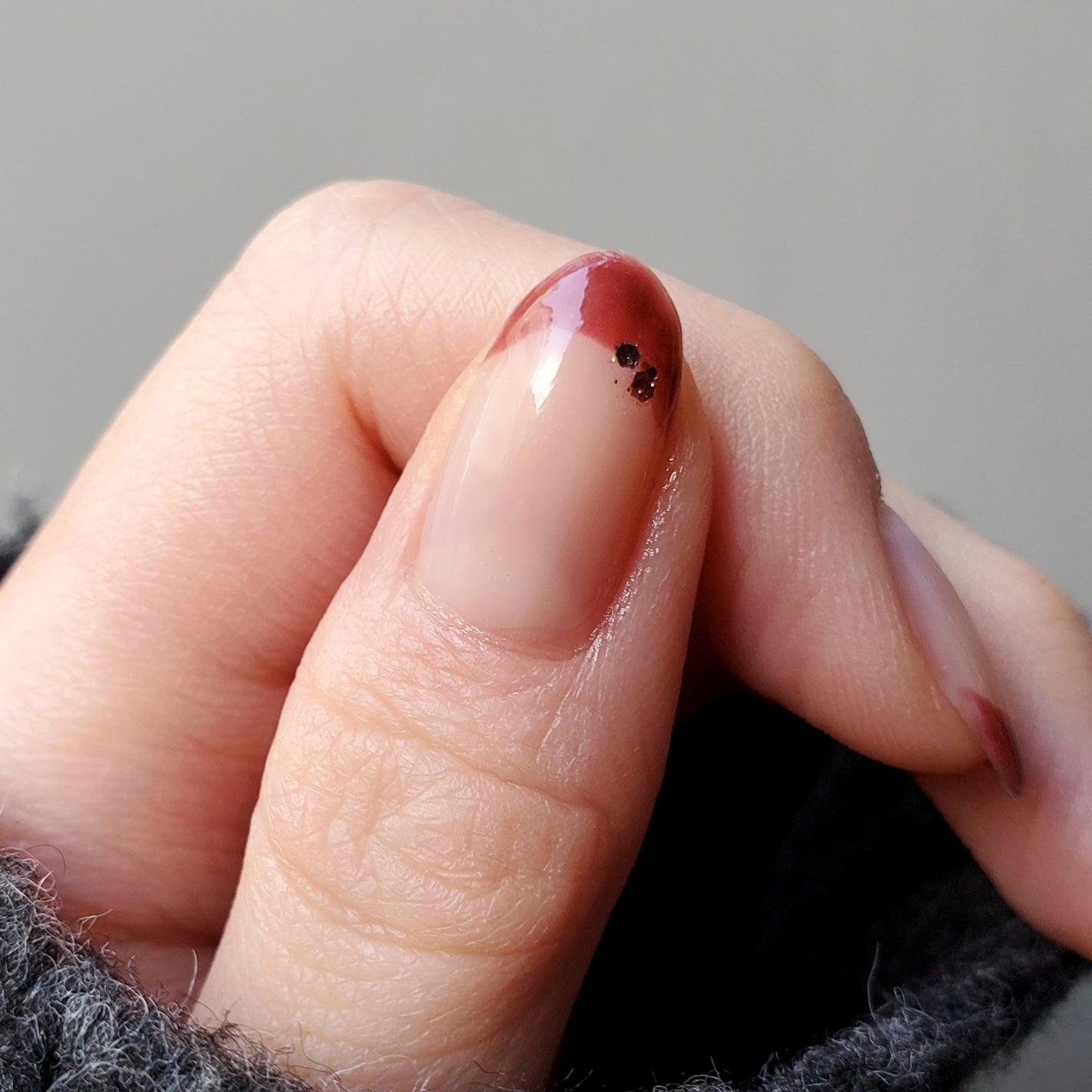 グロッシーコート/スキューズミー/オールインワンネイルを使ったクチコミ(3枚目)