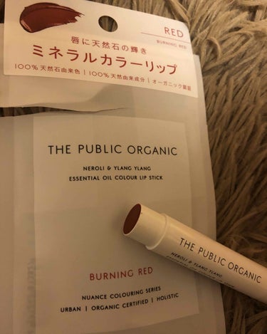 オーガニック認証 精油カラーリップスティック/THE PUBLIC ORGANIC/口紅を使ったクチコミ（1枚目）