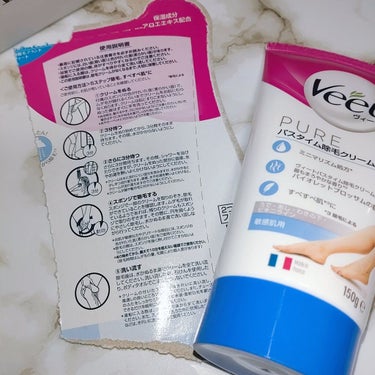 ヴィートピュアバスタイム除毛クリーム 敏感肌用/Veet/除毛クリームを使ったクチコミ（2枚目）