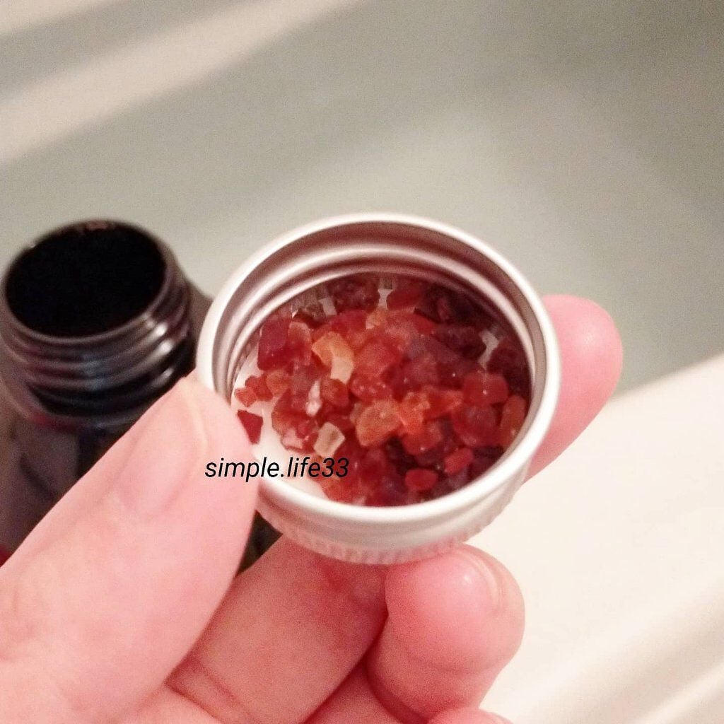 Cureバスタイム フルーティローズの香り 500g/Cure/入浴剤を使ったクチコミ(2枚目)