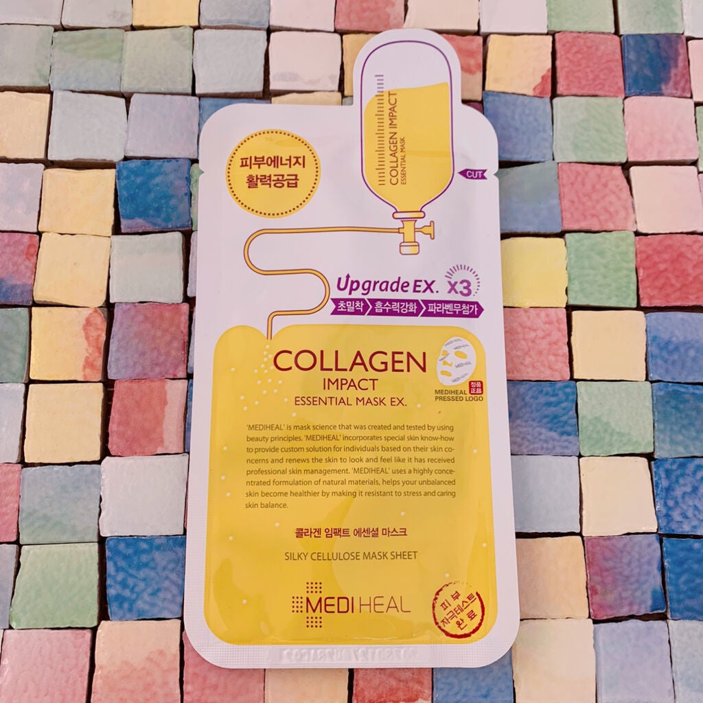コラーゲン インパクト エッセンシャルマスクEX/MEDIHEAL/シートマスク・パックを使ったクチコミ(1枚目)