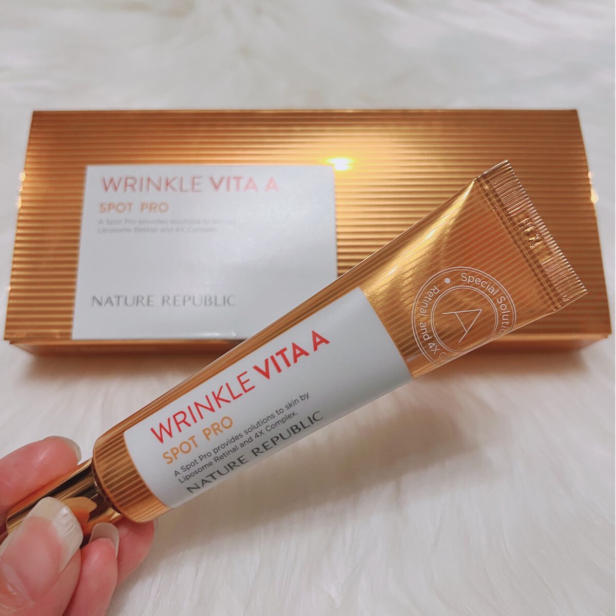 リンクルビタAスポットプロ/ネイチャーリパブリック/美容液を使ったクチコミ（2枚目）