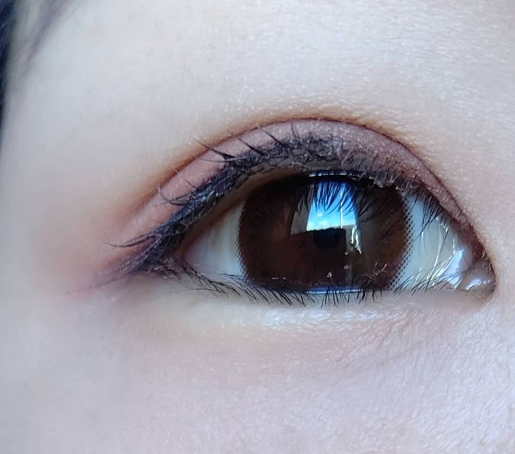 カラーインパクト リキッドライナー RD440 バーガンディ/Visée/リキッドアイライナーを使ったクチコミ（3枚目）