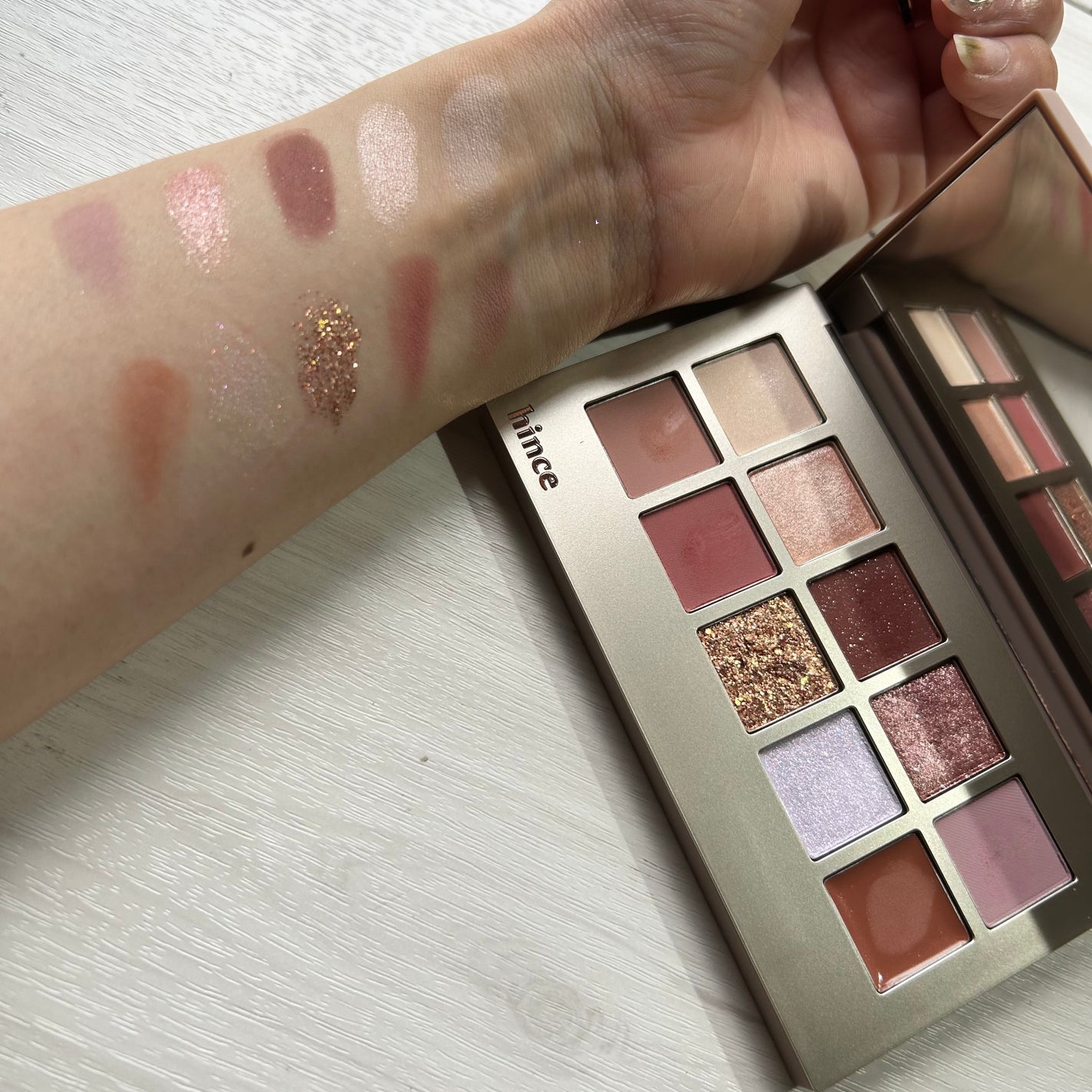 ニューデップスアイシャドウパレット/hince/アイシャドウパレットを使ったクチコミ(3枚目)