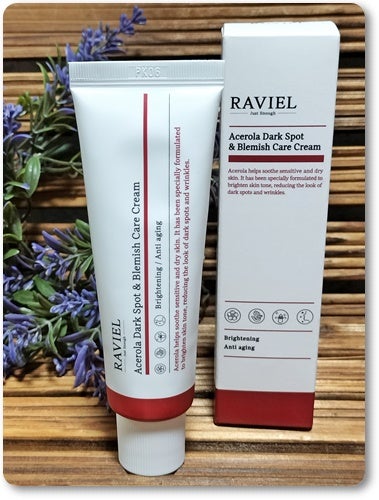 アセロラダークスポット&ブレミッシュ ケア クリーム/RAVIEL/フェイスクリームを使ったクチコミ(1枚目)