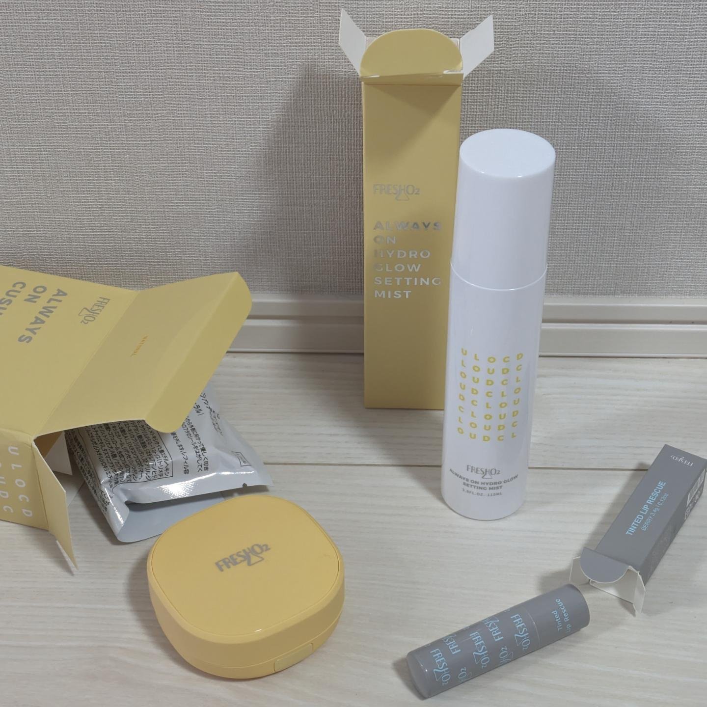 クラウドオールウェイズオン クッションファンデ ーション/FRESHO2/クッションファンデーションを使ったクチコミ（1枚目）