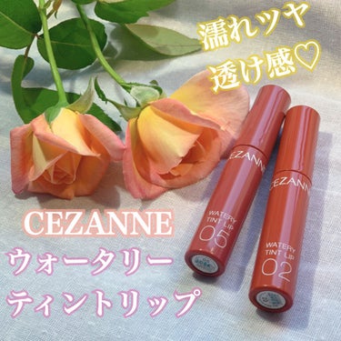 ウォータリーティントリップ/CEZANNE/口紅を使ったクチコミ（1枚目）