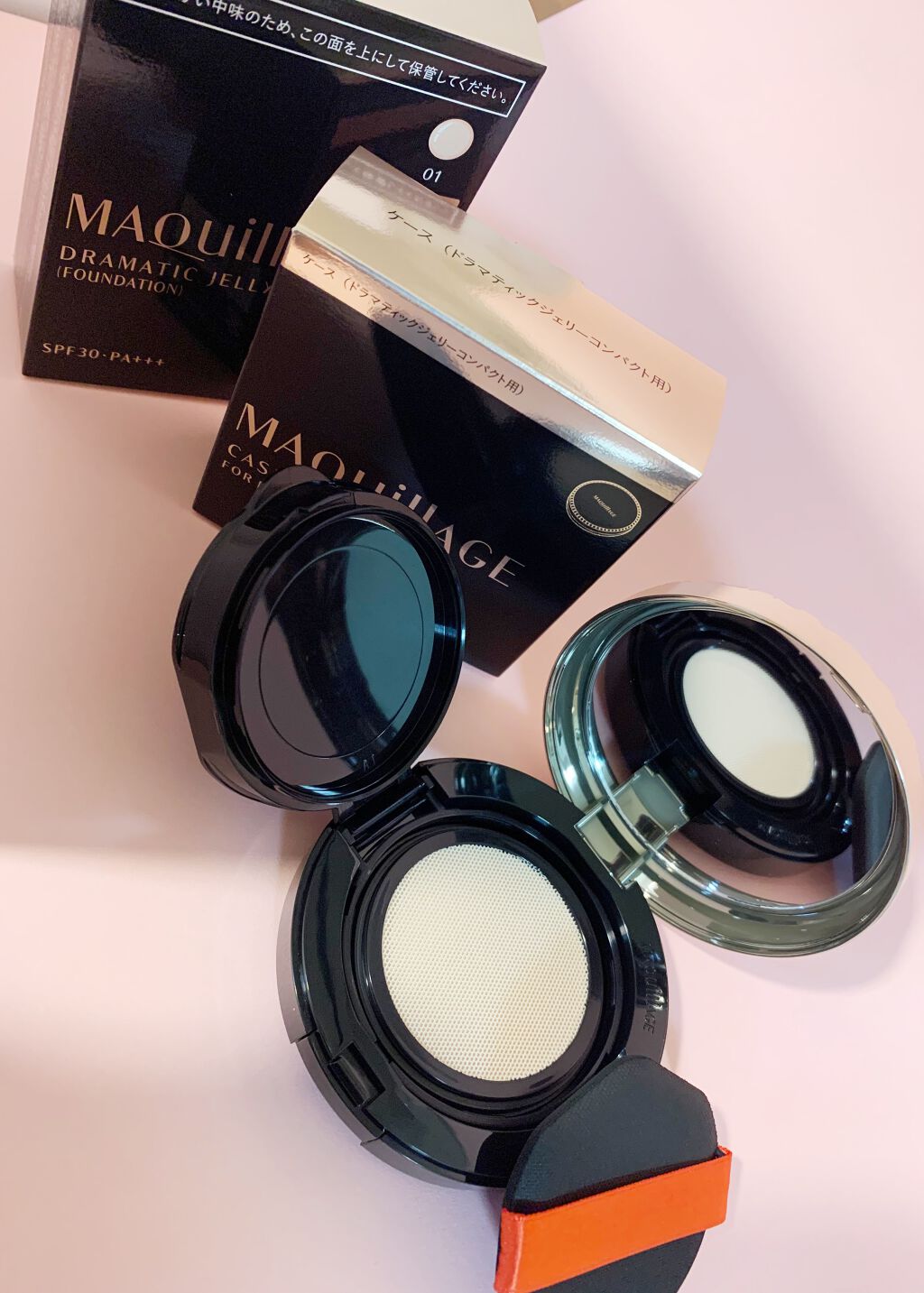 ドラマティックジェリーコンパクト/マキアージュ/クッションファンデーションを使ったクチコミ（2枚目）