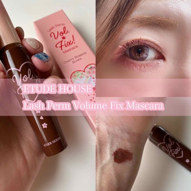 ETUDE ラッシュパーム ボリュームフィックスマスカラのクチコミ「
⋈﻿Lash Perm Volume Fix Mascara/ETUDE HOUSE⋈﻿
✓.....」（1枚目）