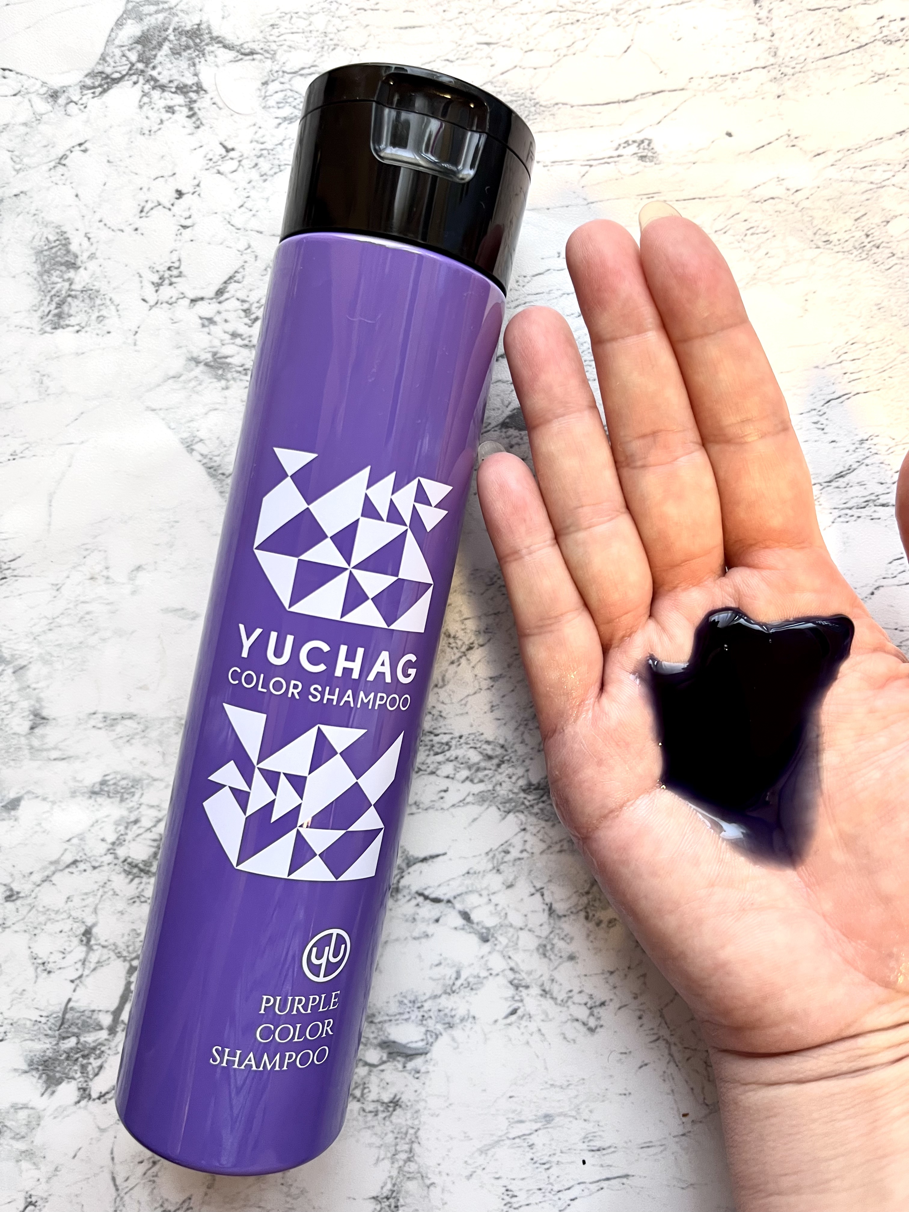 ユチャ　カラーシャンプー/カラートリートメント/YUCHAG/市販シャンプーを使ったクチコミ（2枚目）