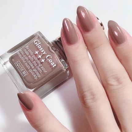 グロッシーコート/スキューズミー/オールインワンネイルを使ったクチコミ(3枚目)