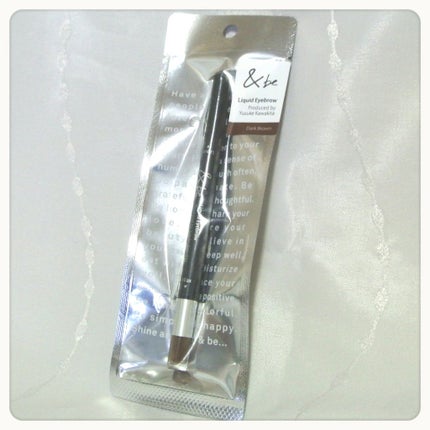 リキッドアイライナー/&be/リキッドアイライナーを使ったクチコミ(1枚目)