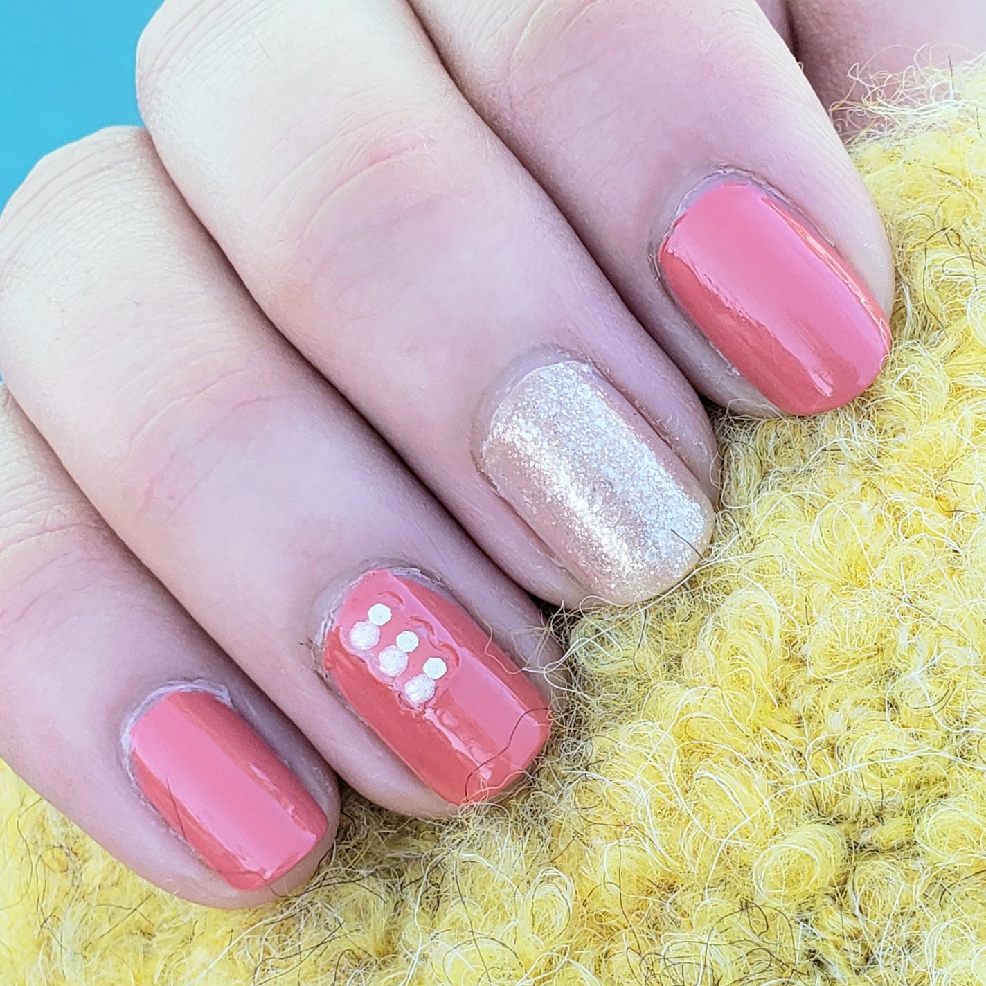 土木系おねいさん on LIPS 「昨日のネイル💅お気に入りのネイルで遊園地をエンジョイ!✼••┈..」(2枚目)