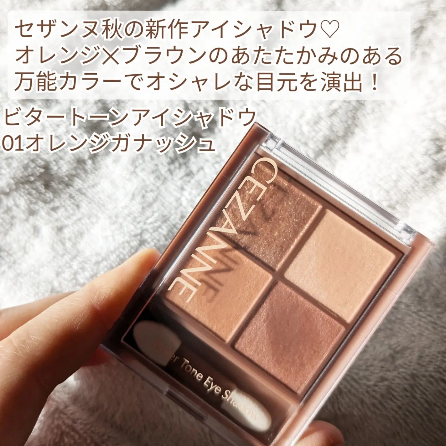 ビタートーンアイシャドウ/CEZANNE/パウダーアイシャドウを使ったクチコミ(2枚目)