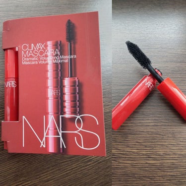 NARS クライマックス マスカラ

お買い物したらミニサイズマスカラくれた。

まつげ太くなるタイプのやつだから、最近ナチュラルなやつ多かったし、プチプラばっかりだから楽しみにして使った！

仕上がり