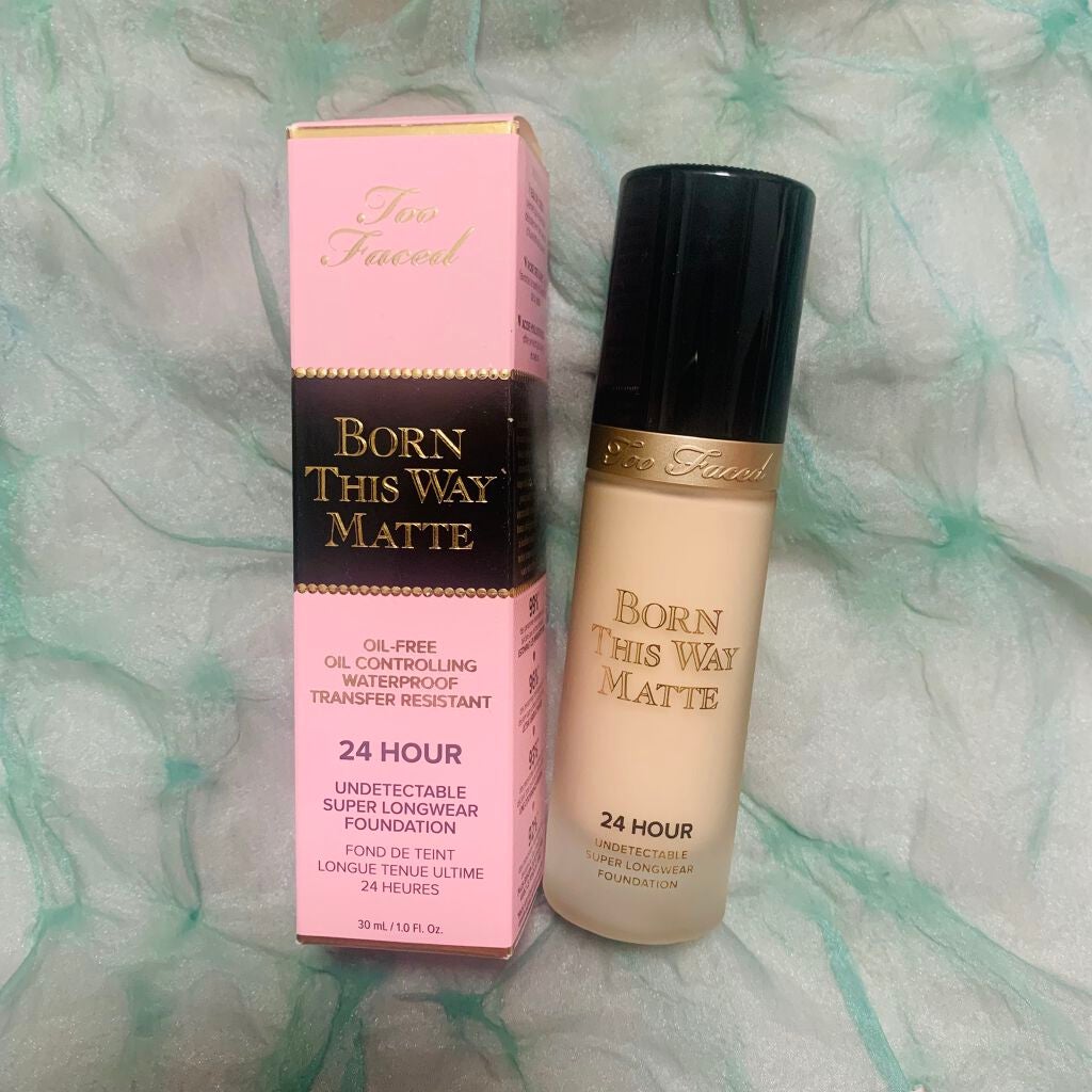 ボーン ディス ウェイ アンディテクタブル 24H マット ファンデーション/Too Faced/リキッドファンデーションを使ったクチコミ(1枚目)