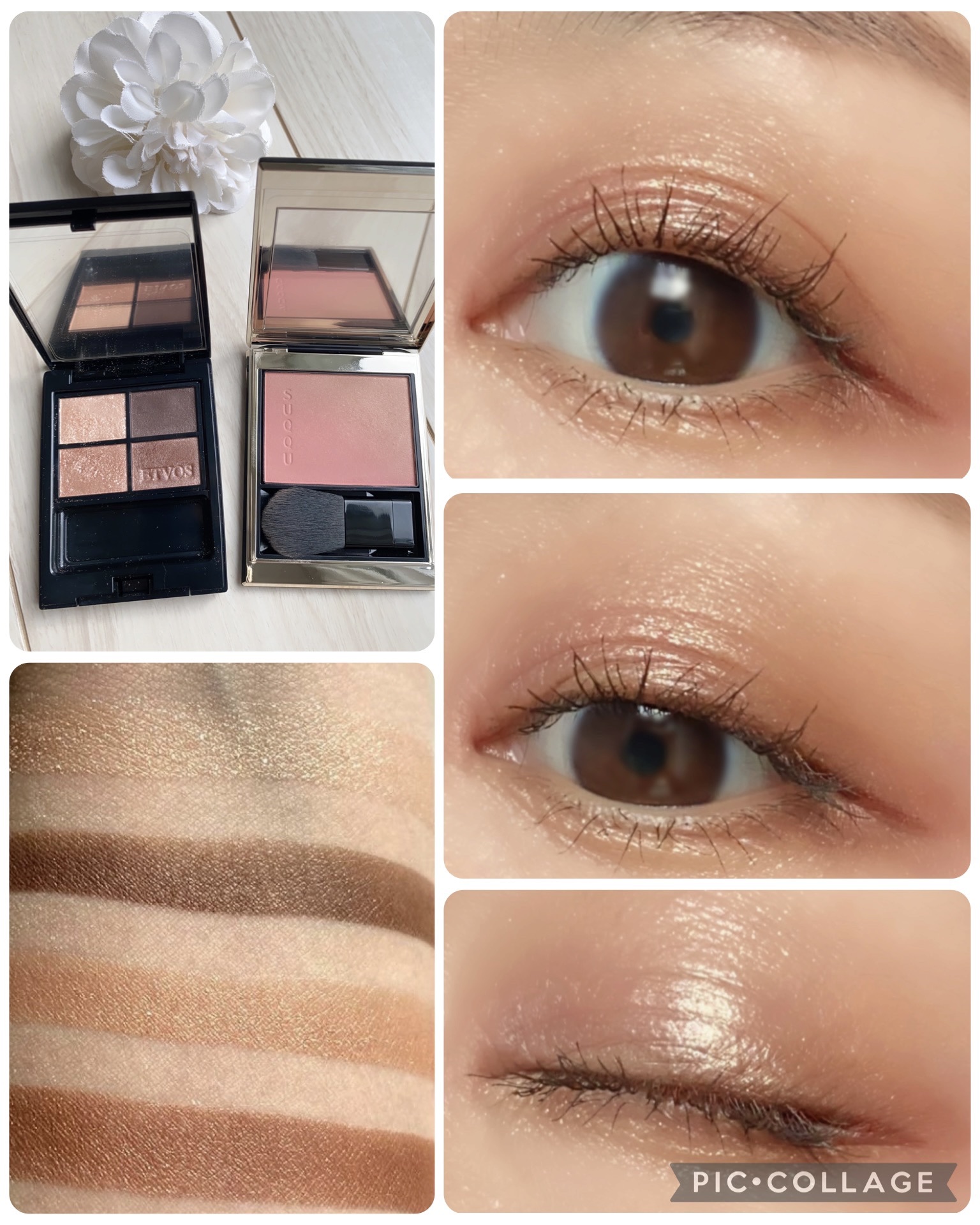 ミネラルクラッシィシャドー/エトヴォス/アイシャドウパレットを使ったクチコミ（2枚目）