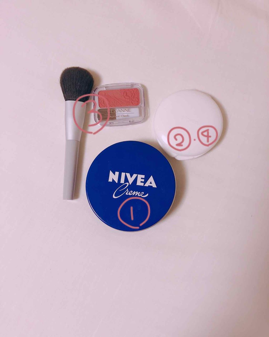 ポリエステル・チークブラシ/無印良品/メイクブラシを使ったクチコミ（1枚目）