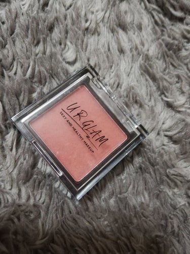 UR GLAM　POWDER EYESHADOW ロージーベージュ/U R GLAM/シングルアイシャドウを使ったクチコミ（1枚目）