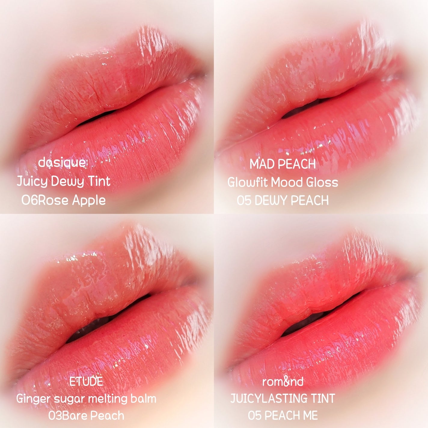 ジューシーラスティングティント/rom&nd/リップティントを使ったクチコミ(2枚目)