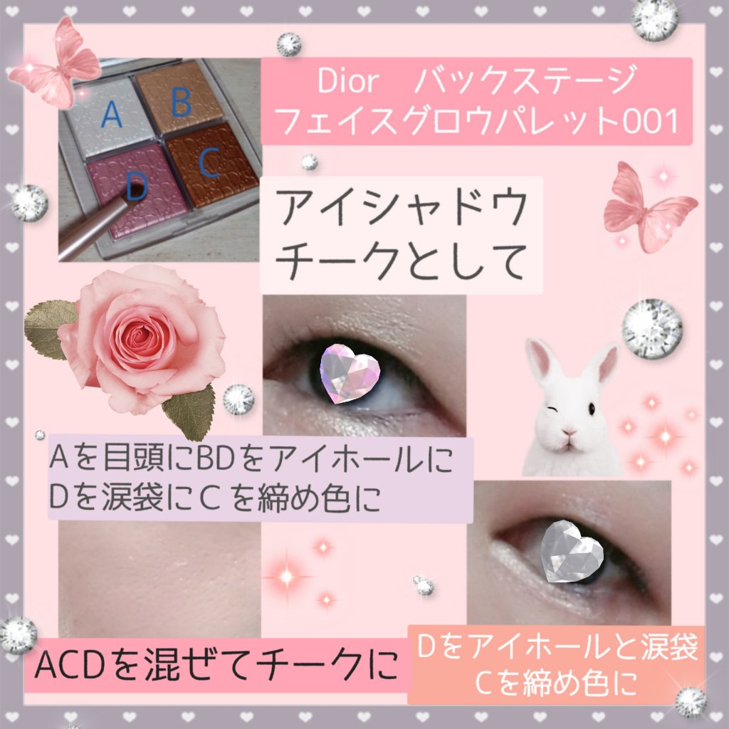 ディオール バックステージ フェイス グロウ パレット｜Diorの使い方を